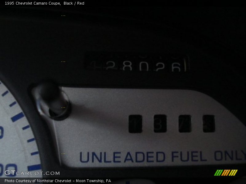 Black / Red 1995 Chevrolet Camaro Coupe