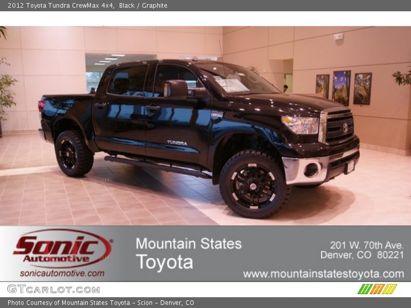 Black / Graphite 2012 Toyota Tundra CrewMax 4x4