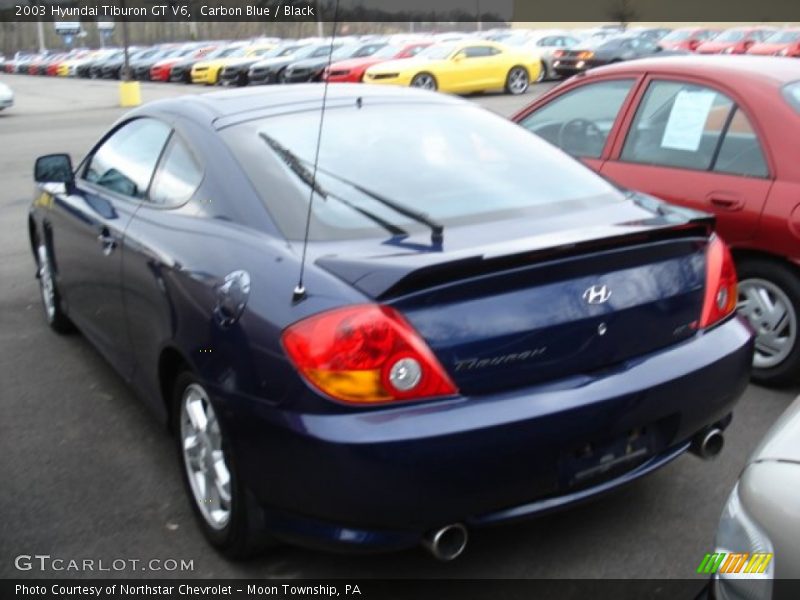 Carbon Blue / Black 2003 Hyundai Tiburon GT V6