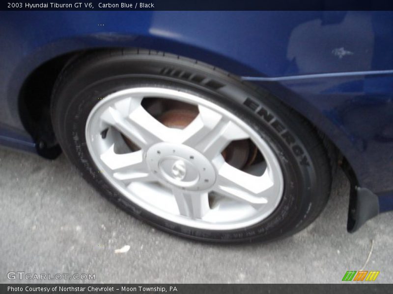 Carbon Blue / Black 2003 Hyundai Tiburon GT V6