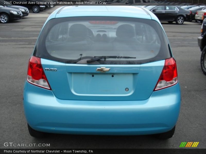 Aqua Metallic / Gray 2005 Chevrolet Aveo Special Value Hatchback