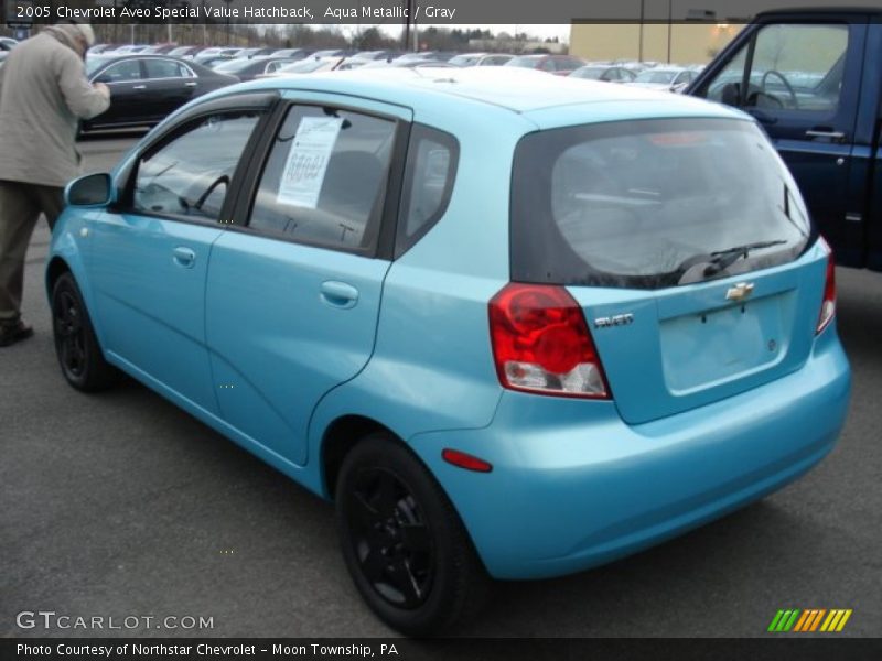 Aqua Metallic / Gray 2005 Chevrolet Aveo Special Value Hatchback