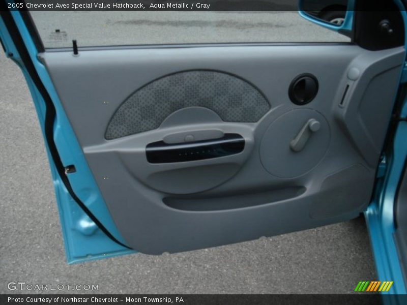 Aqua Metallic / Gray 2005 Chevrolet Aveo Special Value Hatchback