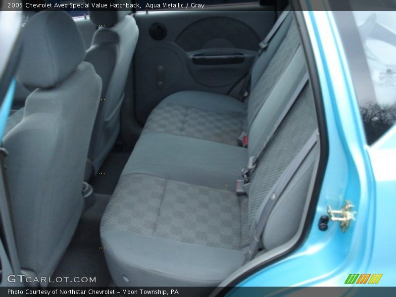 Aqua Metallic / Gray 2005 Chevrolet Aveo Special Value Hatchback