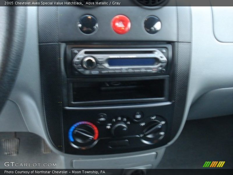 Aqua Metallic / Gray 2005 Chevrolet Aveo Special Value Hatchback