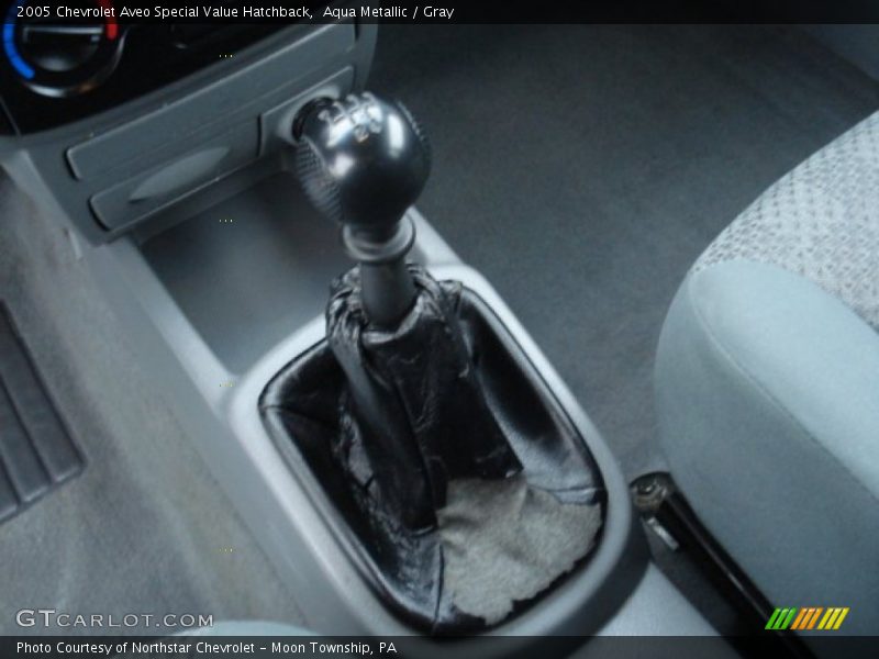 Aqua Metallic / Gray 2005 Chevrolet Aveo Special Value Hatchback