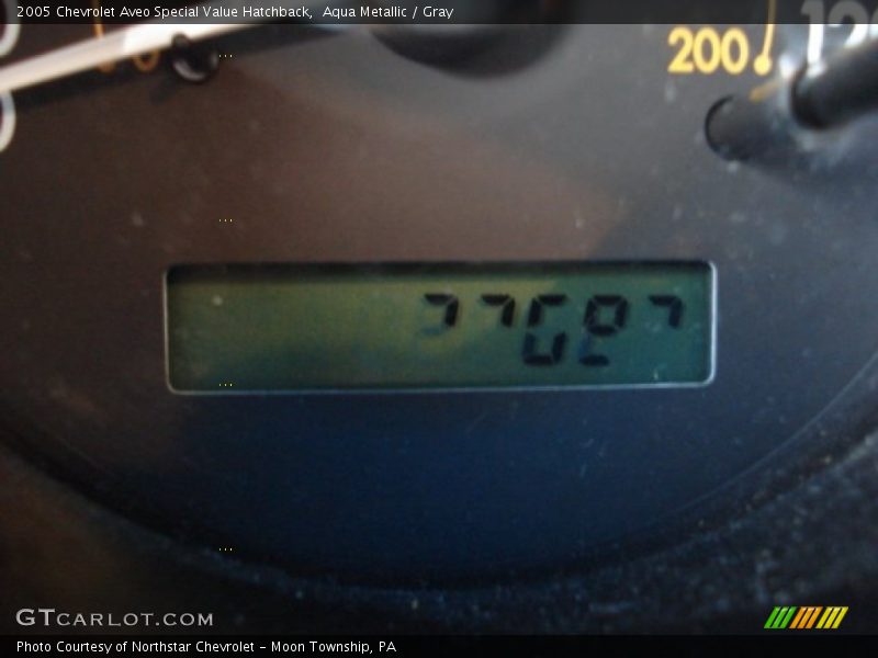 Aqua Metallic / Gray 2005 Chevrolet Aveo Special Value Hatchback