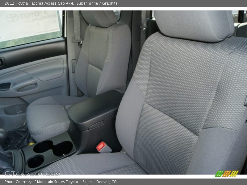 Super White / Graphite 2012 Toyota Tacoma Access Cab 4x4