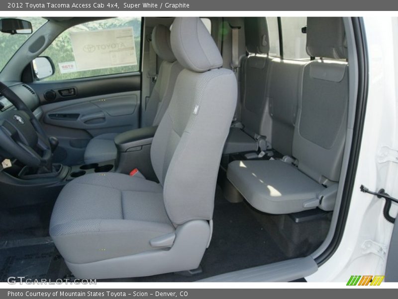  2012 Tacoma Access Cab 4x4 Graphite Interior