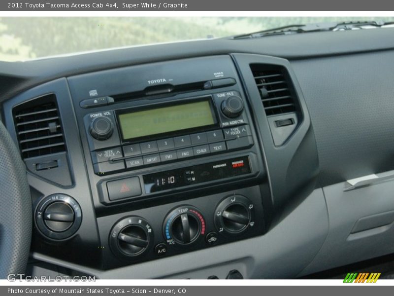 Controls of 2012 Tacoma Access Cab 4x4