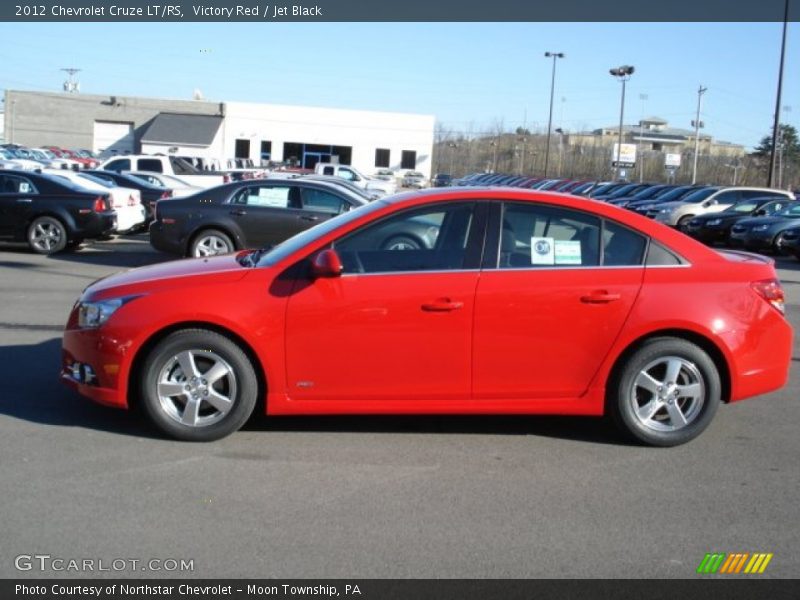 Victory Red / Jet Black 2012 Chevrolet Cruze LT/RS