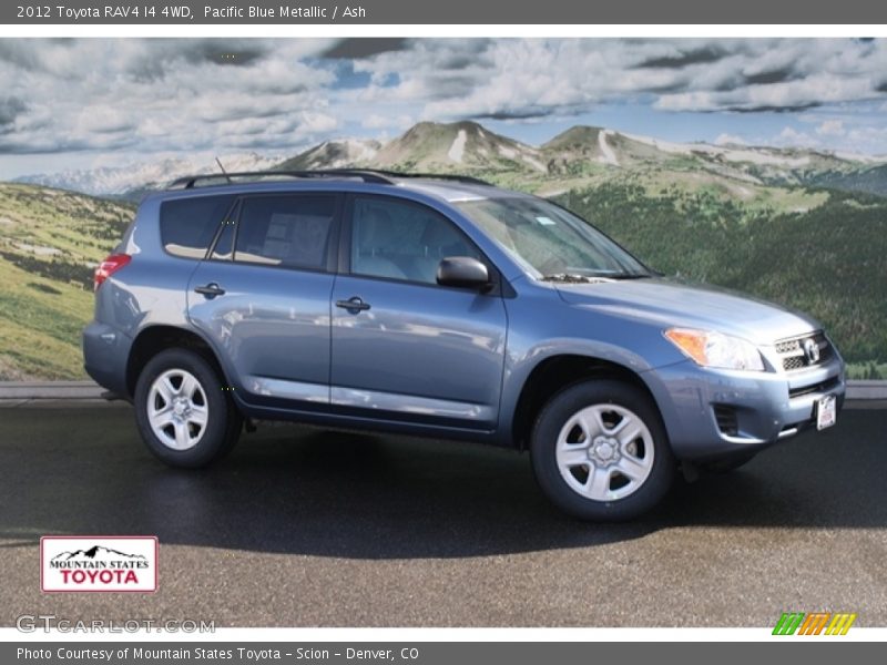 Pacific Blue Metallic / Ash 2012 Toyota RAV4 I4 4WD