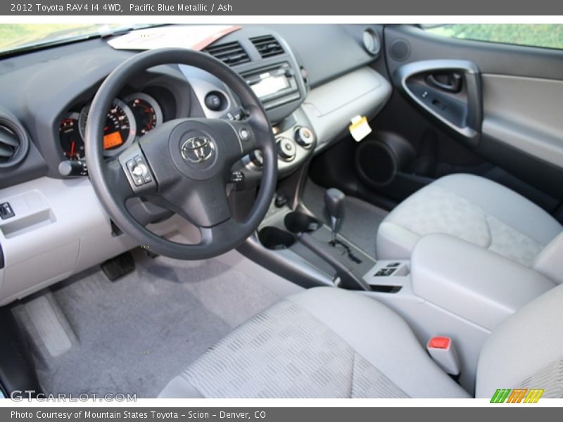 Pacific Blue Metallic / Ash 2012 Toyota RAV4 I4 4WD