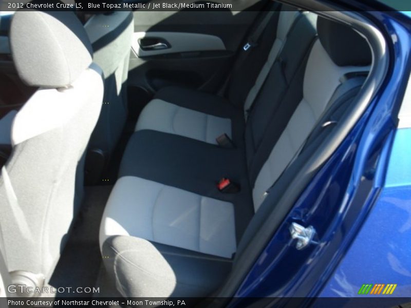 Blue Topaz Metallic / Jet Black/Medium Titanium 2012 Chevrolet Cruze LS