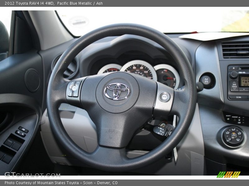 Pacific Blue Metallic / Ash 2012 Toyota RAV4 I4 4WD