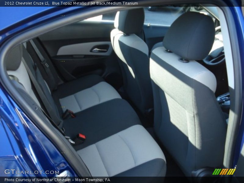 Blue Topaz Metallic / Jet Black/Medium Titanium 2012 Chevrolet Cruze LS