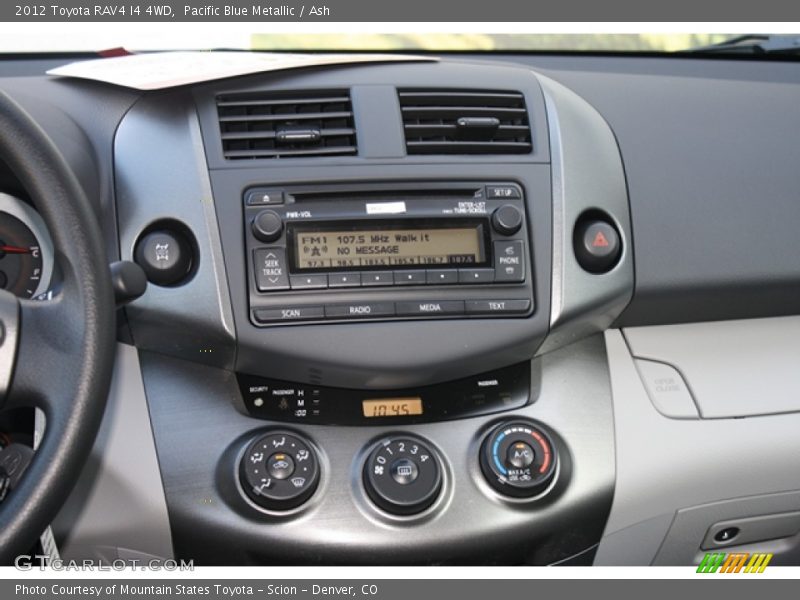 Pacific Blue Metallic / Ash 2012 Toyota RAV4 I4 4WD