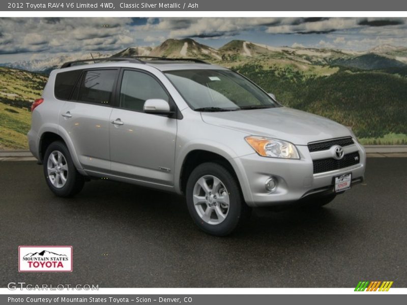 Classic Silver Metallic / Ash 2012 Toyota RAV4 V6 Limited 4WD