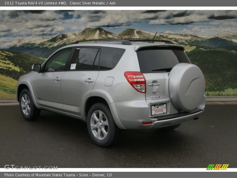 Classic Silver Metallic / Ash 2012 Toyota RAV4 V6 Limited 4WD