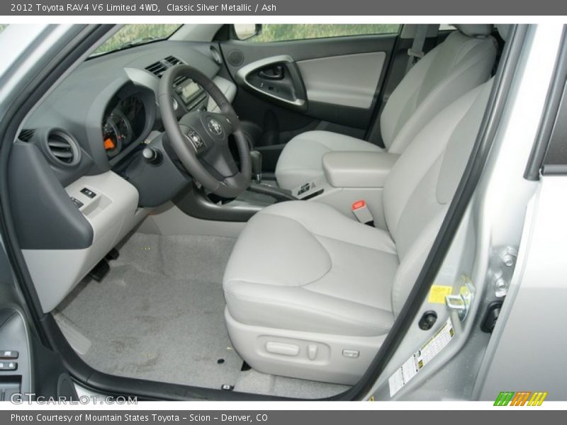  2012 RAV4 V6 Limited 4WD Ash Interior