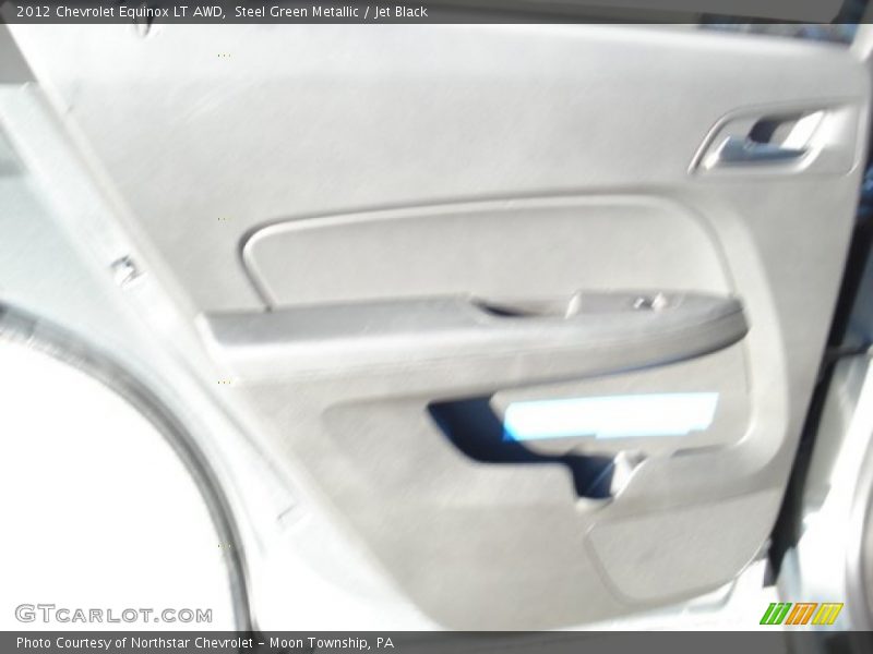 Steel Green Metallic / Jet Black 2012 Chevrolet Equinox LT AWD