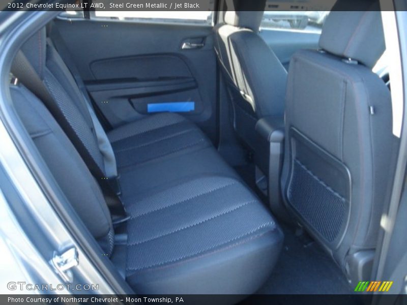 Steel Green Metallic / Jet Black 2012 Chevrolet Equinox LT AWD