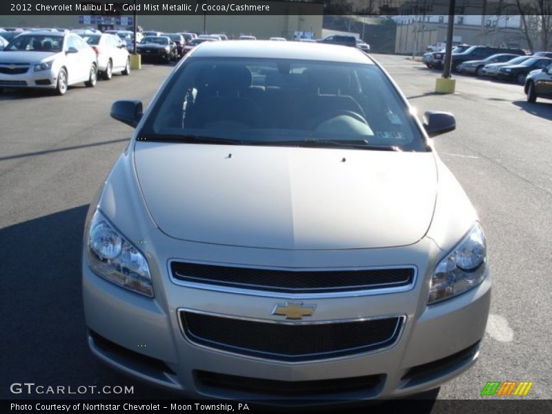 Gold Mist Metallic / Cocoa/Cashmere 2012 Chevrolet Malibu LT