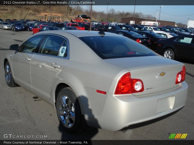 Gold Mist Metallic / Cocoa/Cashmere 2012 Chevrolet Malibu LT