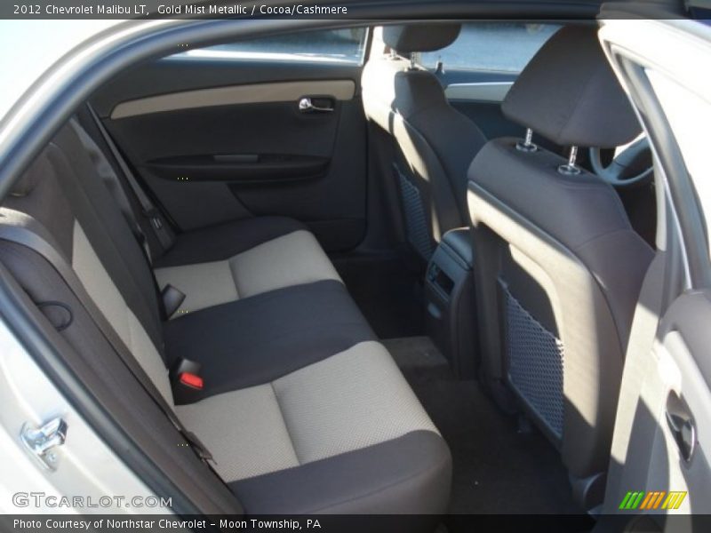 Gold Mist Metallic / Cocoa/Cashmere 2012 Chevrolet Malibu LT