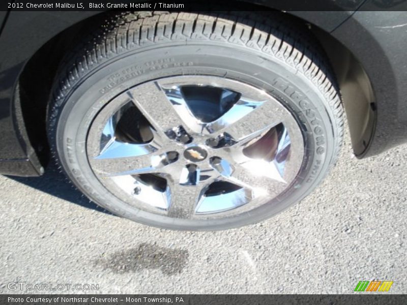 Black Granite Metallic / Titanium 2012 Chevrolet Malibu LS