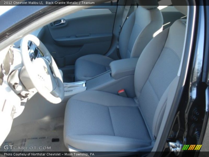 Black Granite Metallic / Titanium 2012 Chevrolet Malibu LS