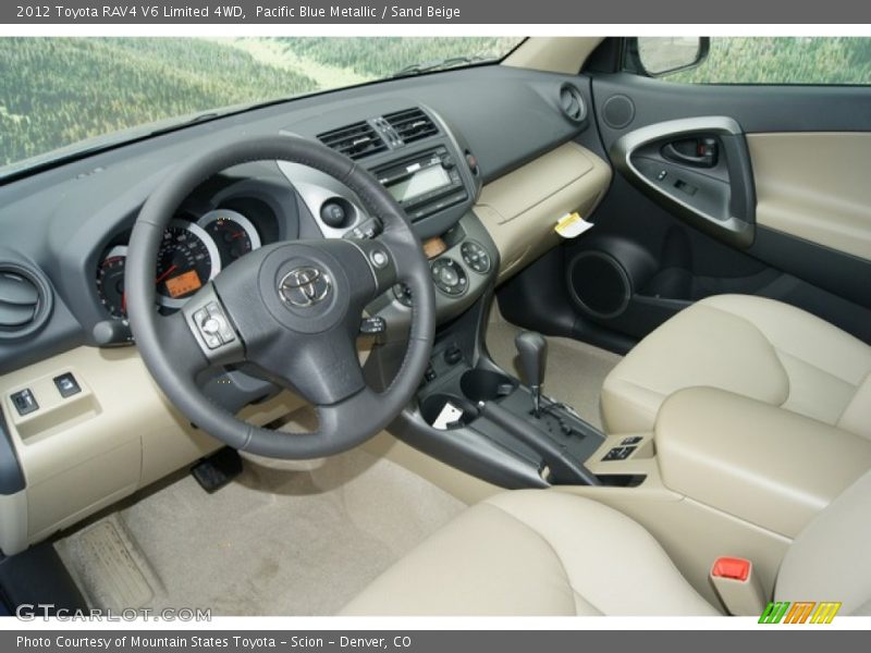  2012 RAV4 V6 Limited 4WD Sand Beige Interior