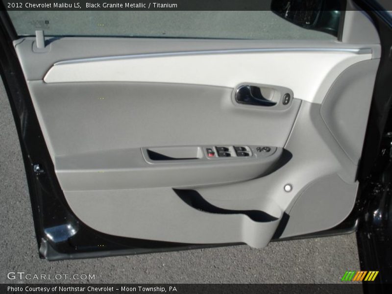 Black Granite Metallic / Titanium 2012 Chevrolet Malibu LS