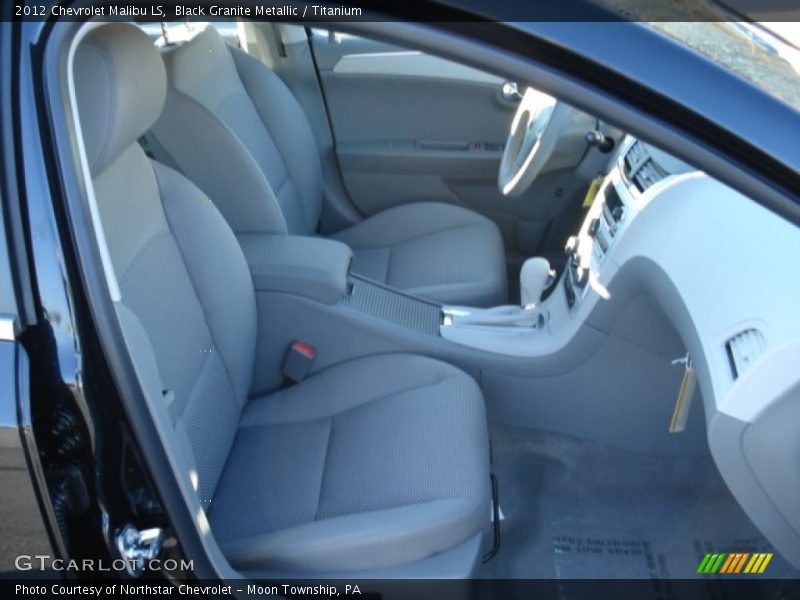 Black Granite Metallic / Titanium 2012 Chevrolet Malibu LS