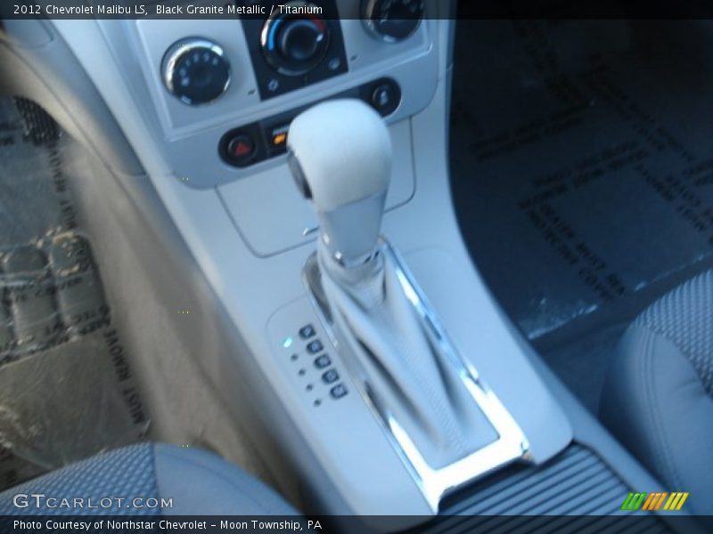 Black Granite Metallic / Titanium 2012 Chevrolet Malibu LS