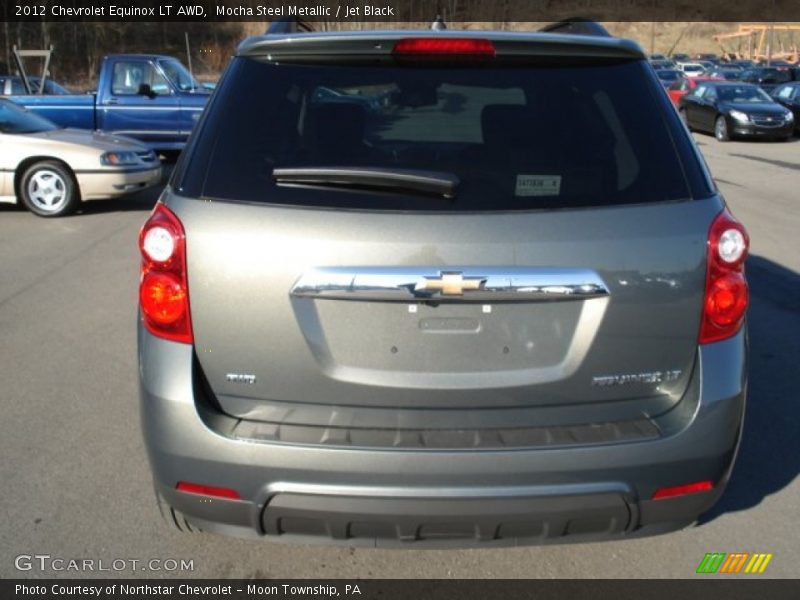 Mocha Steel Metallic / Jet Black 2012 Chevrolet Equinox LT AWD