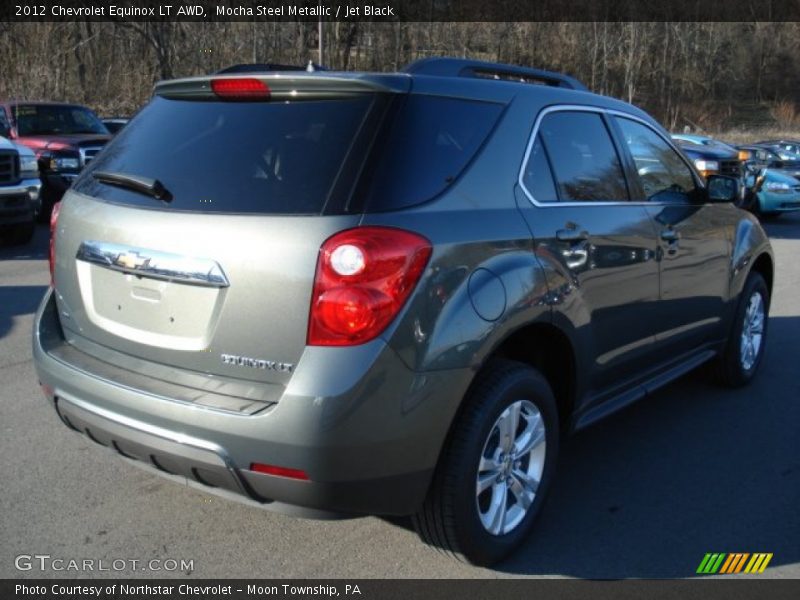 Mocha Steel Metallic / Jet Black 2012 Chevrolet Equinox LT AWD