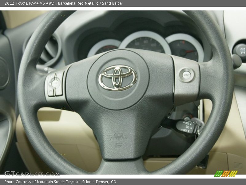 Barcelona Red Metallic / Sand Beige 2012 Toyota RAV4 V6 4WD