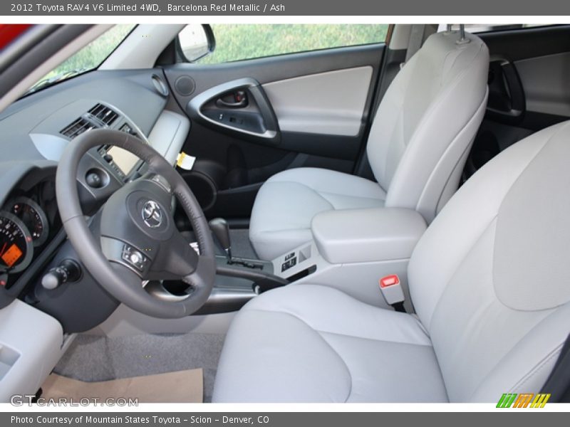  2012 RAV4 V6 Limited 4WD Ash Interior
