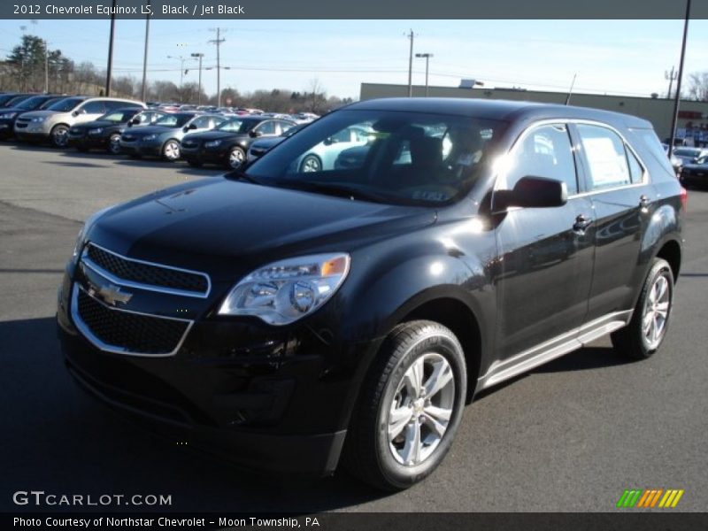 Black / Jet Black 2012 Chevrolet Equinox LS