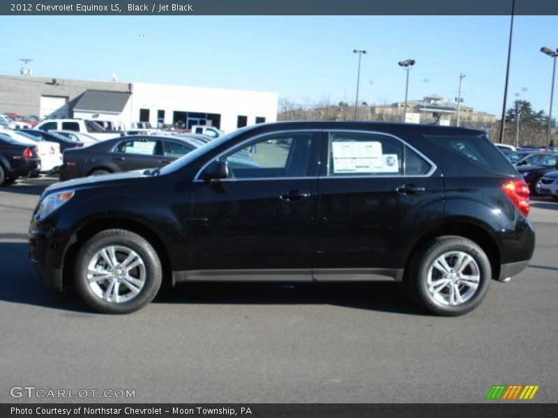 Black / Jet Black 2012 Chevrolet Equinox LS