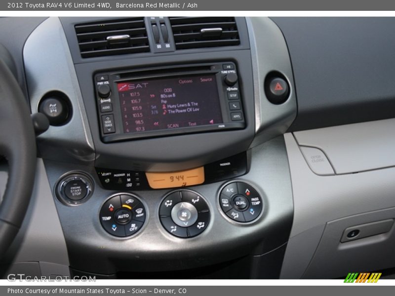 Barcelona Red Metallic / Ash 2012 Toyota RAV4 V6 Limited 4WD