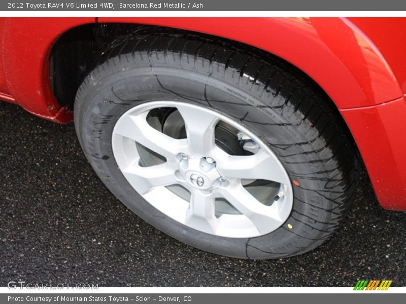 Barcelona Red Metallic / Ash 2012 Toyota RAV4 V6 Limited 4WD