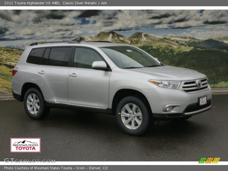 Classic Silver Metallic / Ash 2012 Toyota Highlander V6 4WD