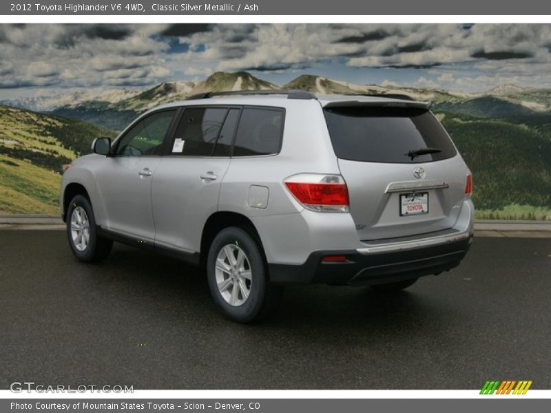 Classic Silver Metallic / Ash 2012 Toyota Highlander V6 4WD