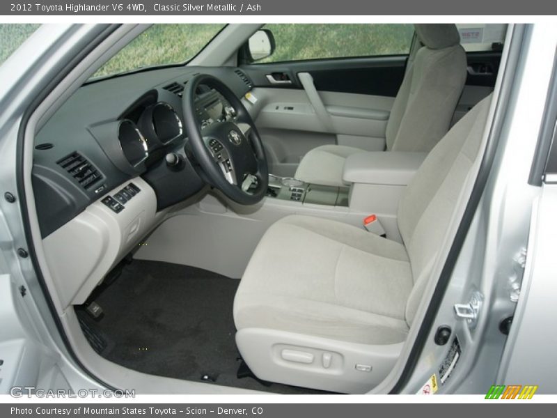 Classic Silver Metallic / Ash 2012 Toyota Highlander V6 4WD