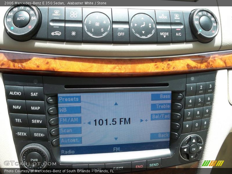 Alabaster White / Stone 2006 Mercedes-Benz E 350 Sedan