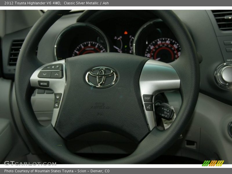 Classic Silver Metallic / Ash 2012 Toyota Highlander V6 4WD
