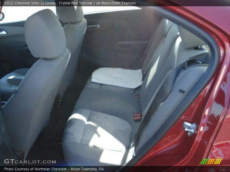 Crystal Red Tintcoat / Jet Black/Dark Titanium 2012 Chevrolet Sonic LS Sedan