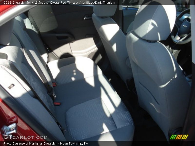 Crystal Red Tintcoat / Jet Black/Dark Titanium 2012 Chevrolet Sonic LS Sedan